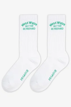 Pegador Naia Socks White Peppermint Green