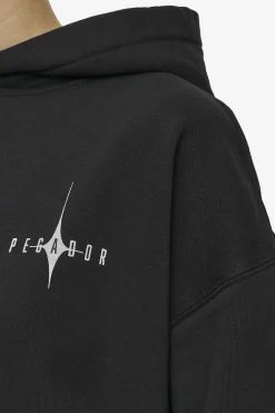 Pegador Nena Oversized Hoodie Washed Black