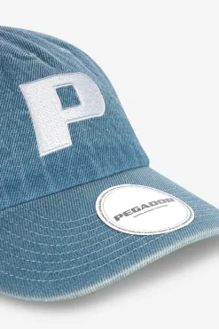 Pegador P Logo Denim Cap Baby Blue
