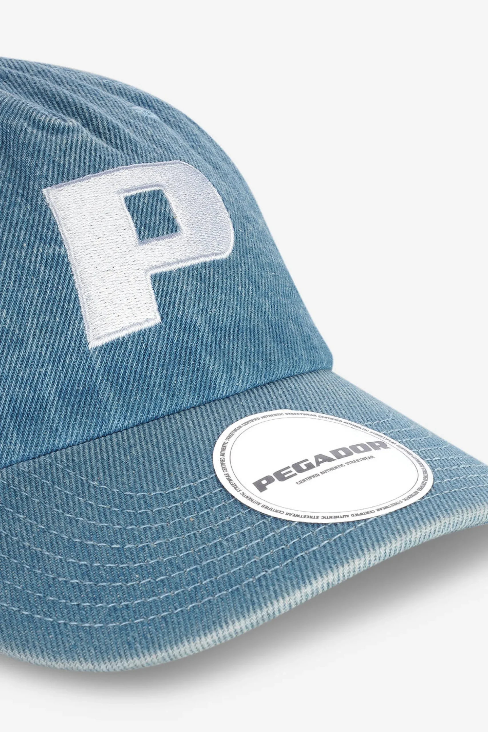 Pegador P Logo Denim Cap Baby Blue