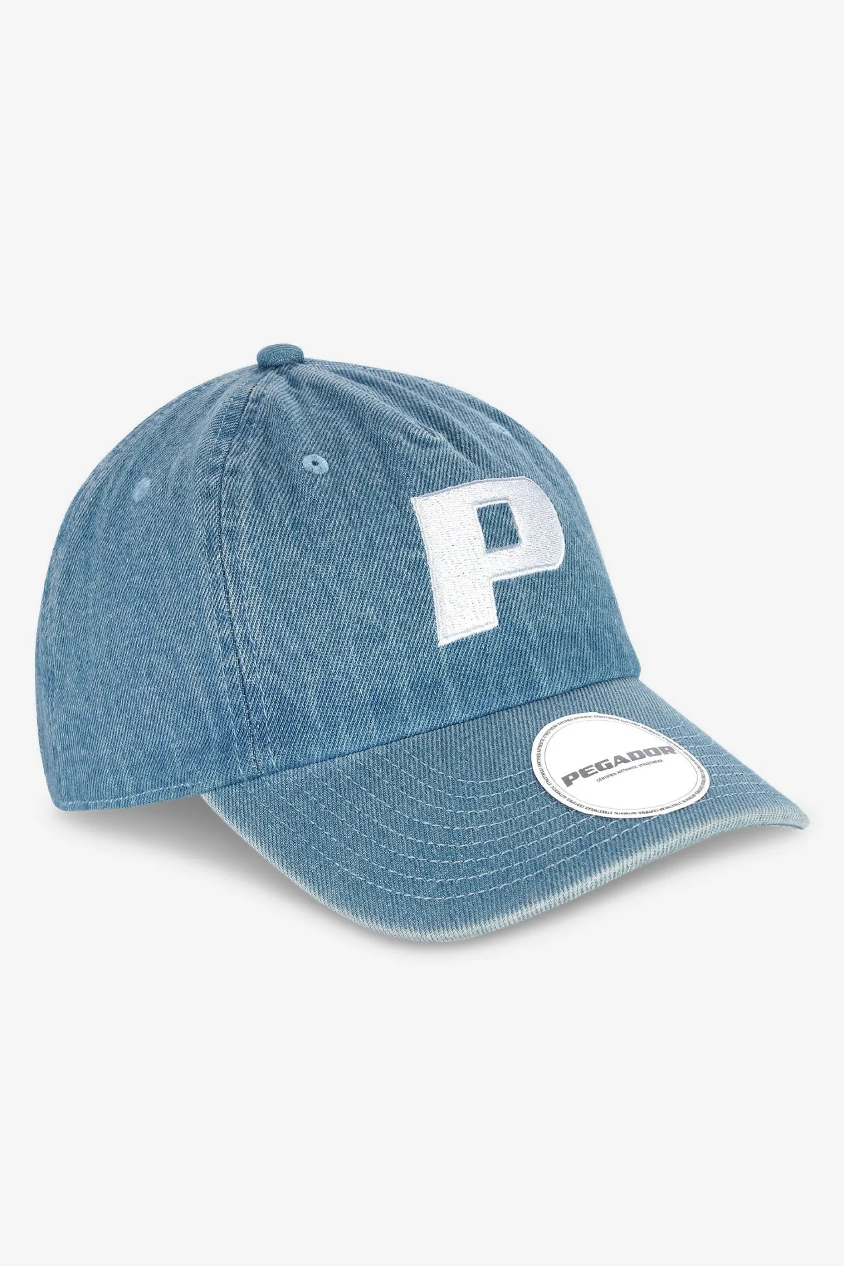 Pegador P Logo Denim Cap Baby Blue
