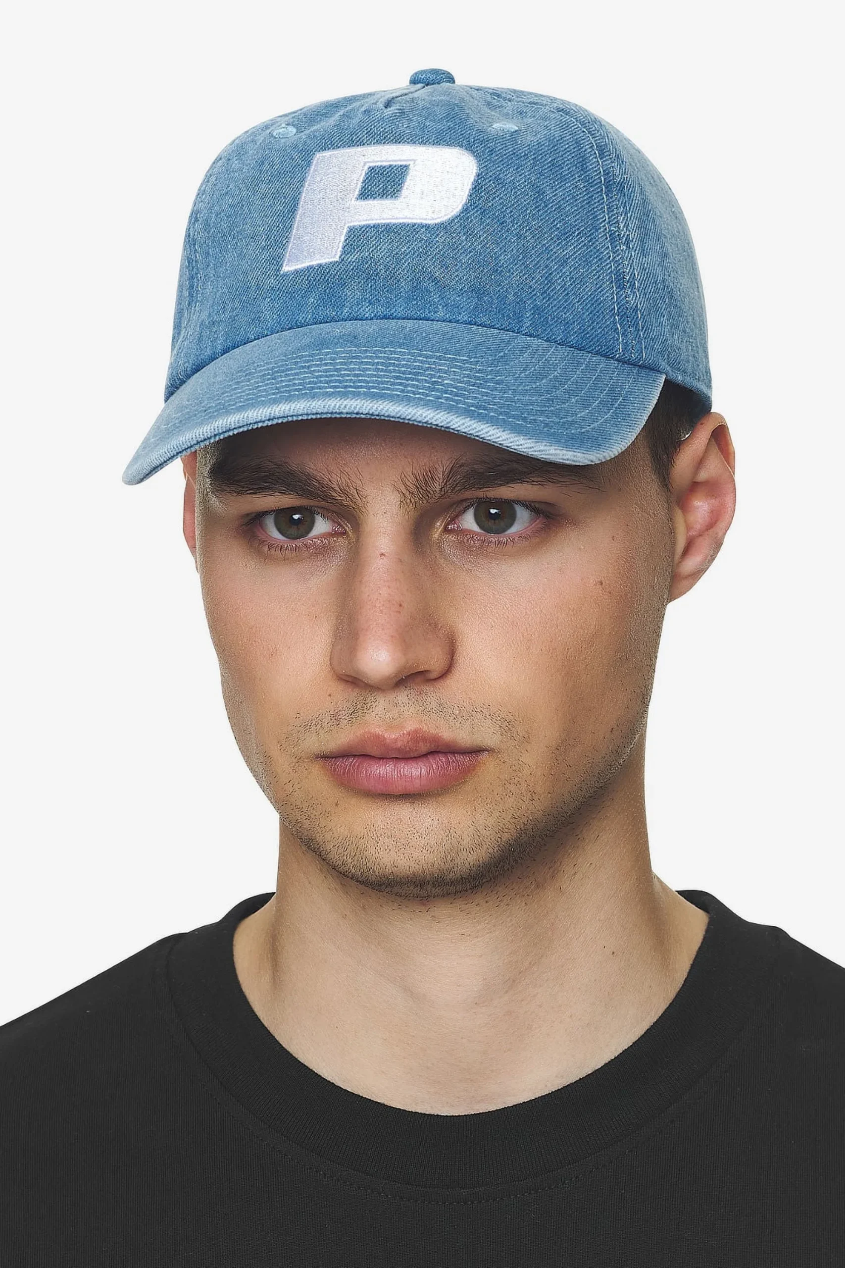 Pegador P Logo Denim Cap Baby Blue
