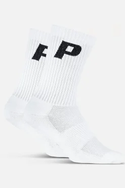 Pegador P Logo Socks White Black
