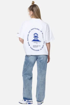 Pegador Palmyra Heavy Oversized Tee White