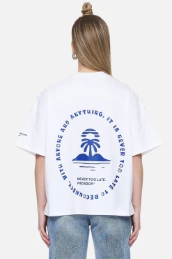 Pegador Palmyra Heavy Oversized Tee White