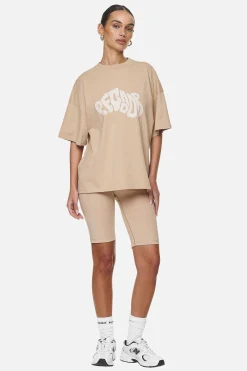 Pegador Paluma Heavy Oversized Tee Washed Safari Sand