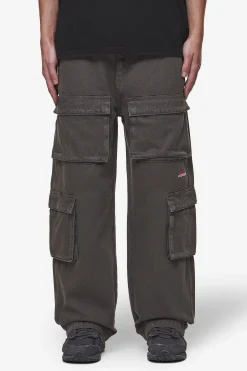 Pegador Penard Wide Cargo Pants Anthracite