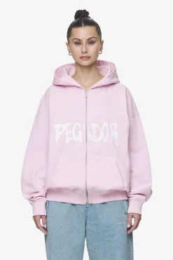 Pegador Ramira Oversized Sweat Jacket Washed Bubblegum
