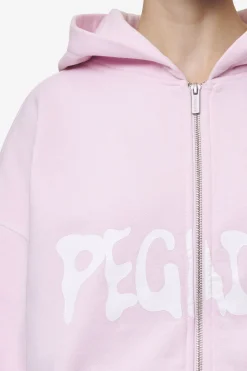 Pegador Ramira Oversized Sweat Jacket Washed Bubblegum