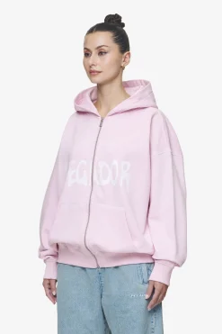 Pegador Ramira Oversized Sweat Jacket Washed Bubblegum