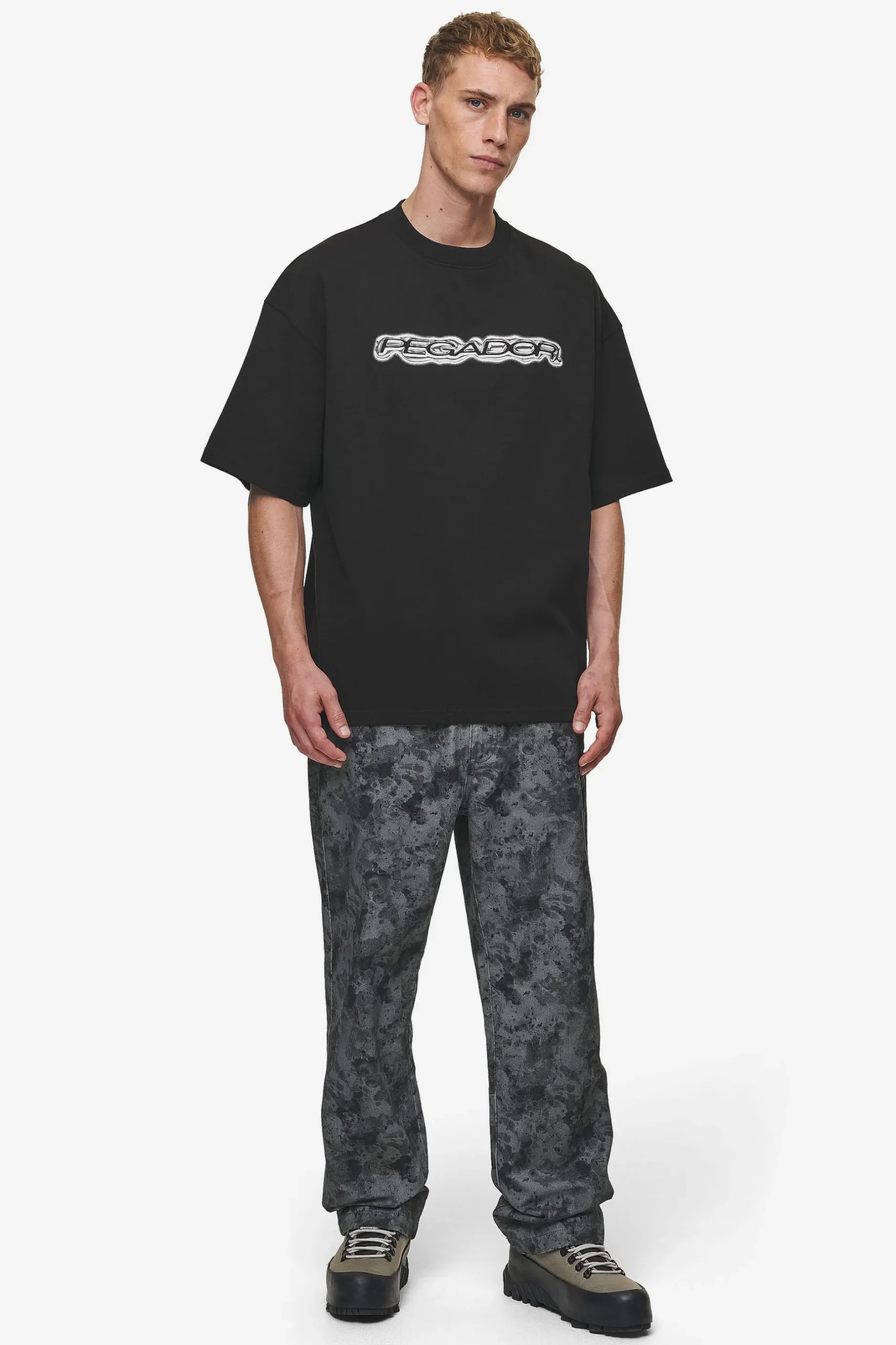 Pegador Rector Wide Pants Anthracite Black