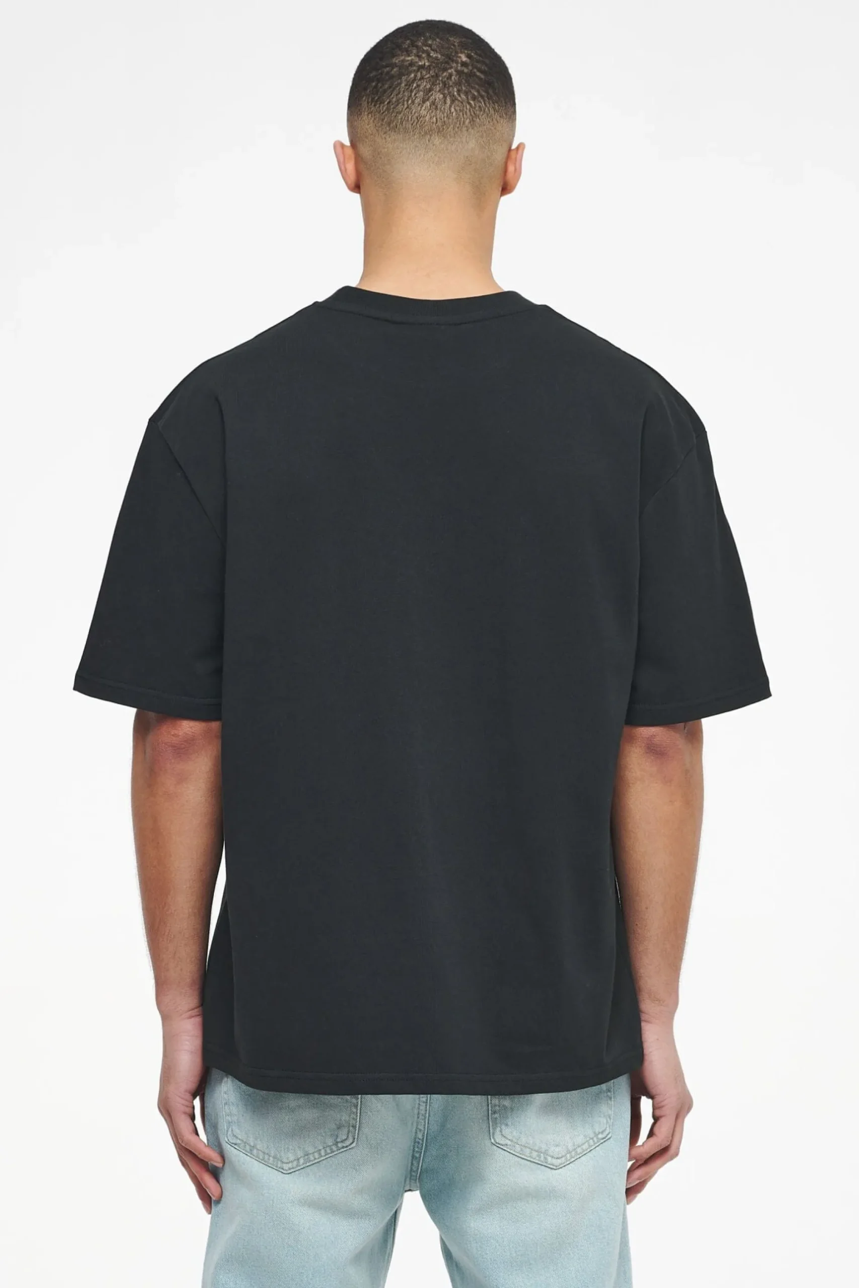 Pegador Reid Oversized Tee Vintage Washed Black Ink