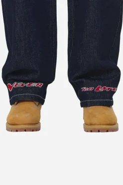 Pegador Renton Loose Jeans Dark Blue