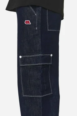 Pegador Renton Loose Jeans Dark Blue