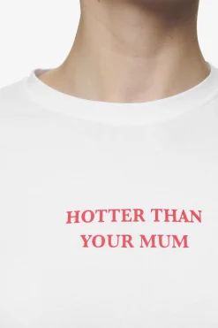 Pegador Reyna Cropped Baby Tee White