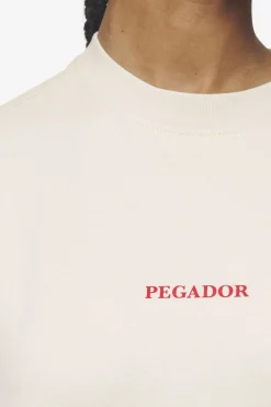 Pegador Reyna Heavy Oversized Tee Washed Coast Sand