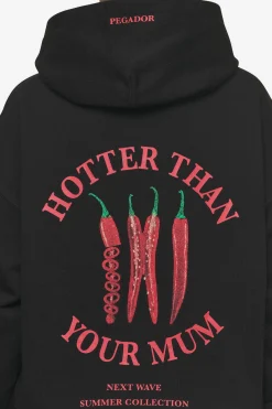 Pegador Reyna Oversized Hoodie Black