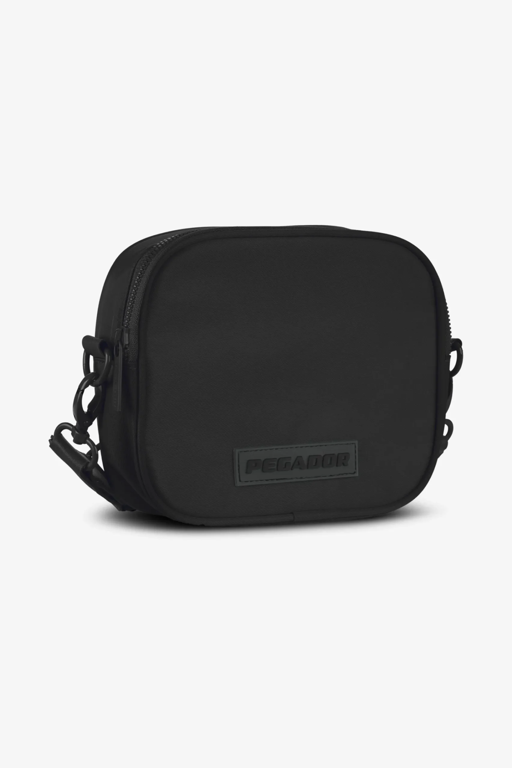 Pegador Rubber Logo Patch Nylon Shoulder Strap Bag