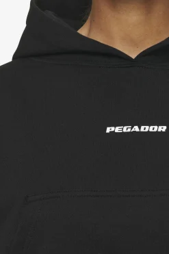 Pegador Salita Oversized Cropped Hoodie Black White Gum