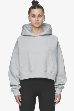 Pegador Salita Oversized Cropped Hoodie White Gum