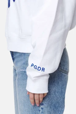 Pegador Sarina Oversized Halfzip Sweater White