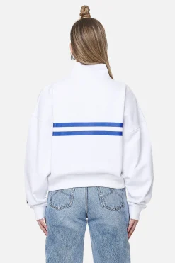 Pegador Sarina Oversized Halfzip Sweater White