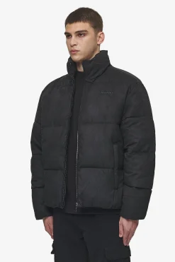Pegador Sidan Velour Puffer Jacket Black