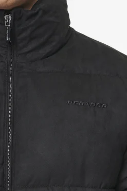Pegador Sidan Velour Puffer Jacket Black