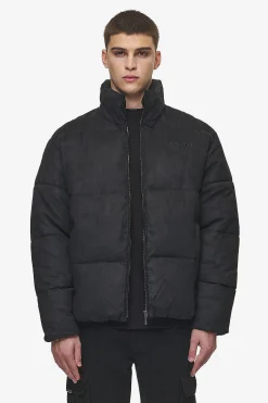 Pegador Sidan Velour Puffer Jacket Black