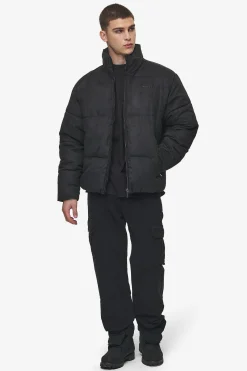 Pegador Sidan Velour Puffer Jacket Black
