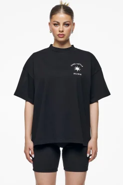 Pegador Siena Heavy Oversized Tee Washed Vintage Black