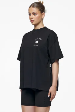 Pegador Siena Heavy Oversized Tee Washed Vintage Black