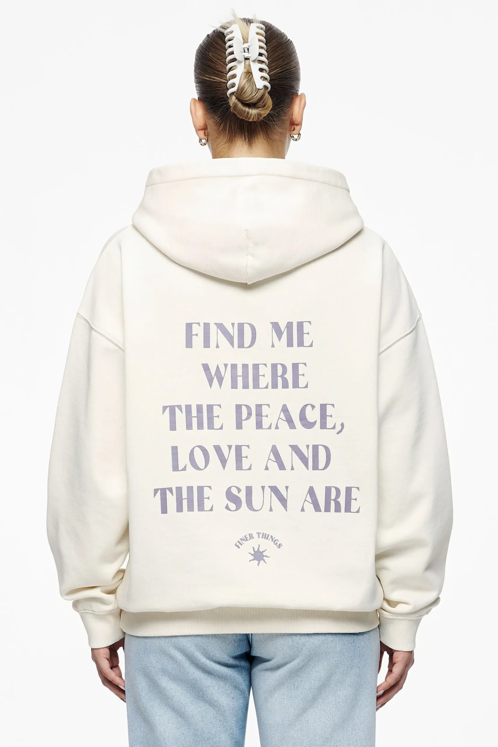 Pegador Siena Oversized Hoodie Vintage Washed Unbleached