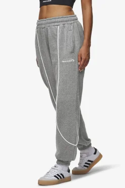 Pegador Silvi High Waisted Sweat Pants Deep Grey Melange