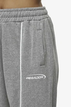 Pegador Silvi High Waisted Sweat Pants Deep Grey Melange