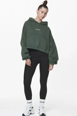 Pegador Skei Logo Oversized Cropped Hoodie
