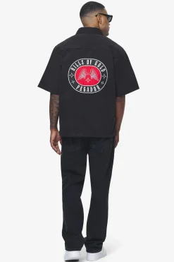 Pegador Skyler Denim Shirt Black Ink