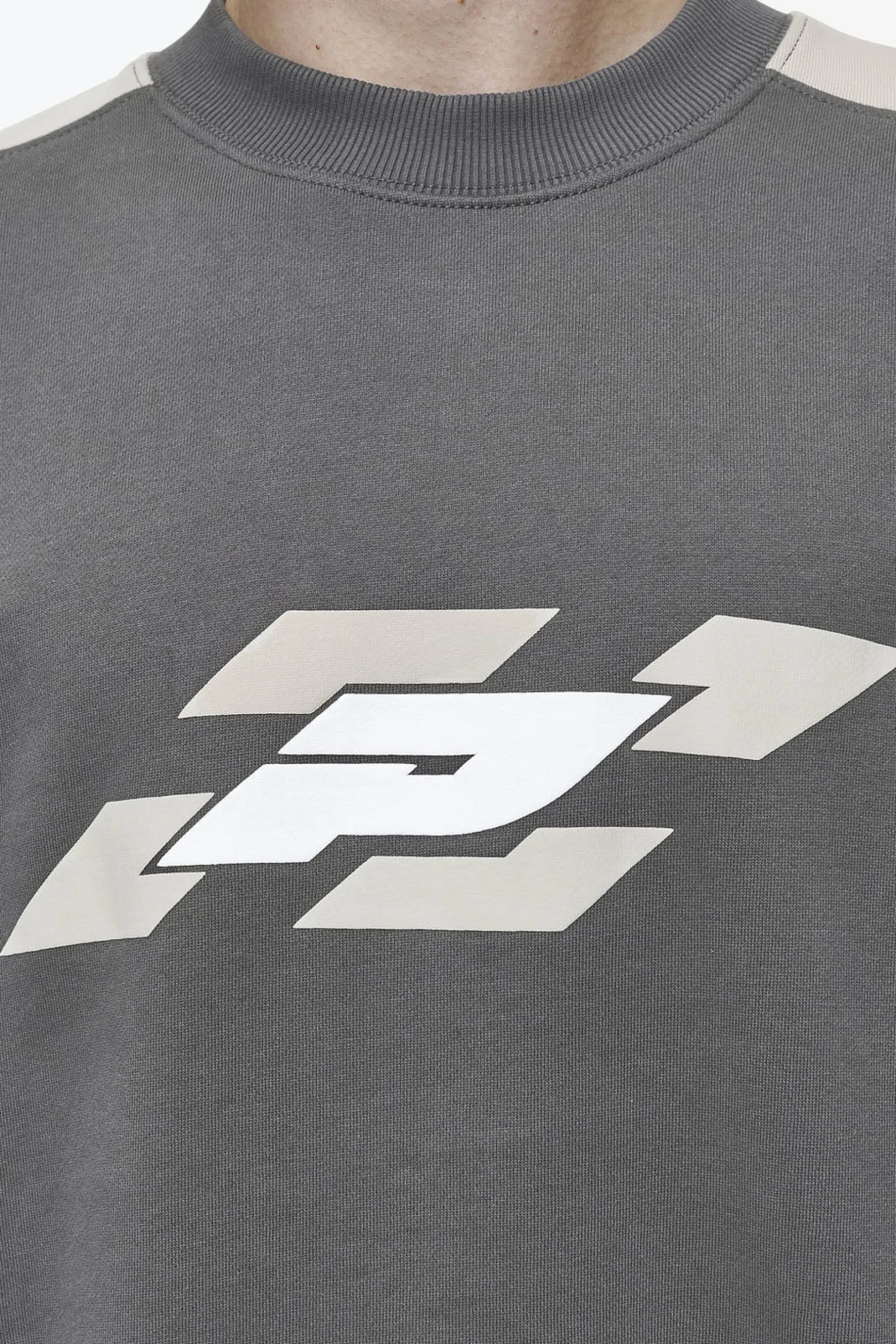 Pegador Slick Boxy Sweater Washed Anthracite