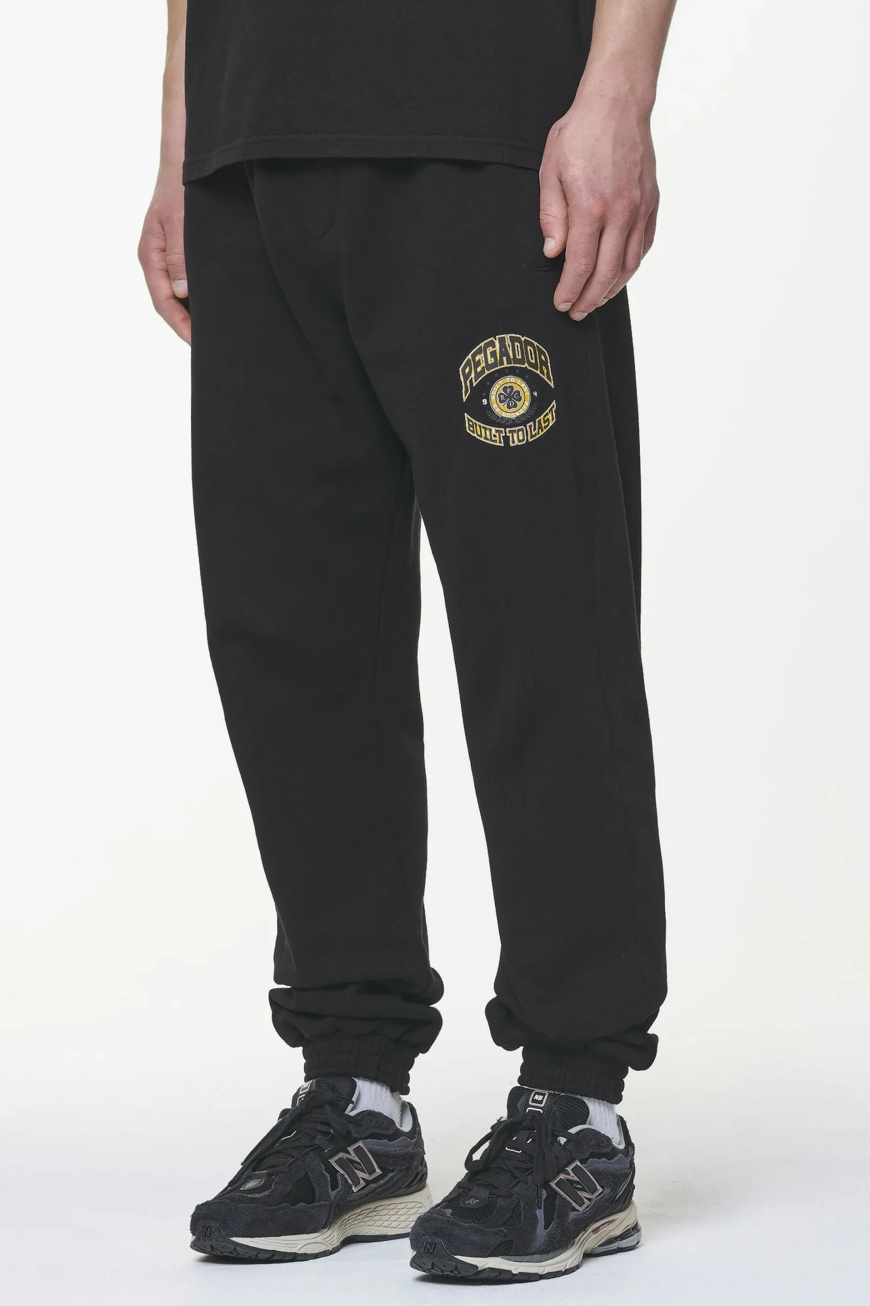 Pegador Smith Heavy Sweat Pants Vintage Washed Onyx Black