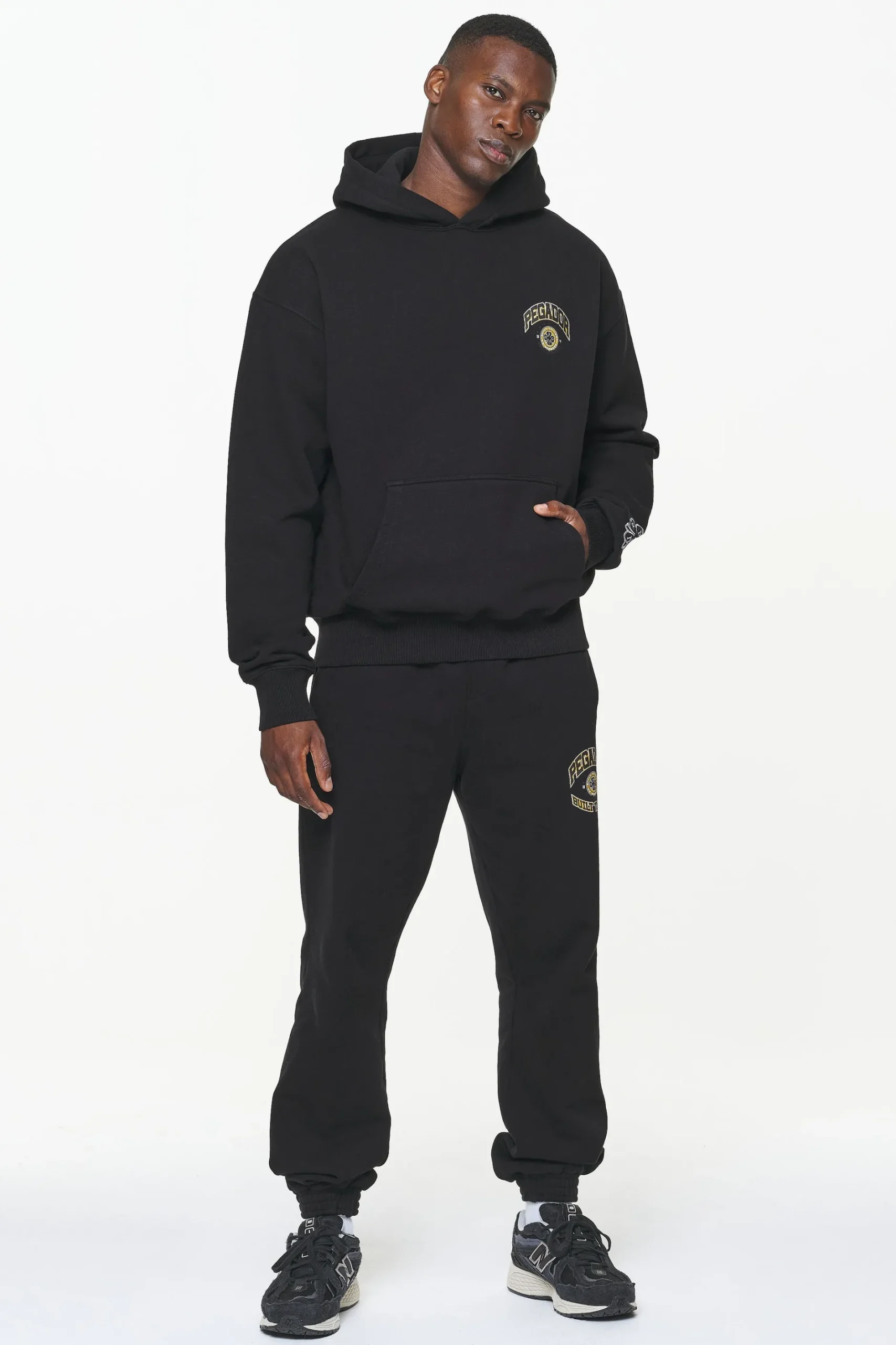 Pegador Smith Heavy Sweat Pants Vintage Washed Onyx Black