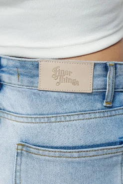 Pegador Soliera Distressed Wide Jeans Light Blue