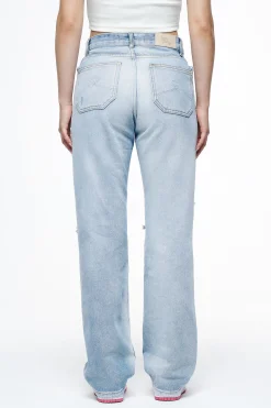 Pegador Soliera Distressed Wide Jeans Light Blue