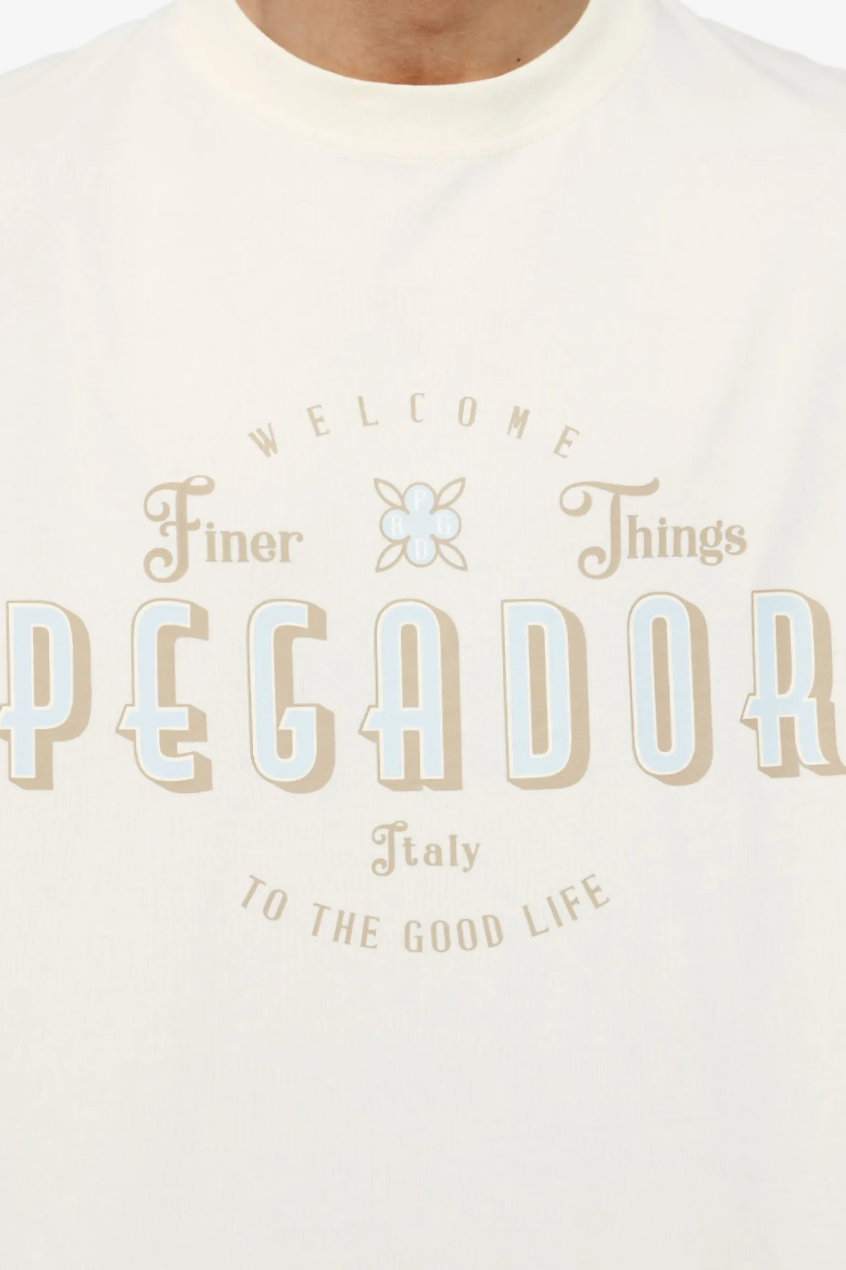 Pegador Stokes Oversized Tee Vintage Washed Unbleached