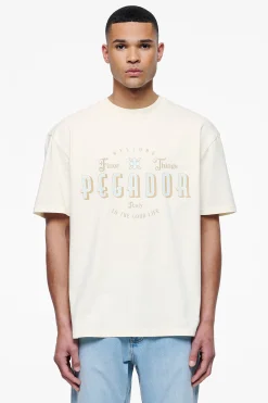 Pegador Stokes Oversized Tee Vintage Washed Unbleached