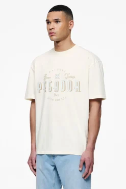 Pegador Stokes Oversized Tee Vintage Washed Unbleached