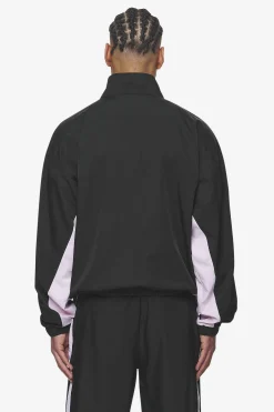 Pegador Stow Boxy Track Jacket Black Bubblegum