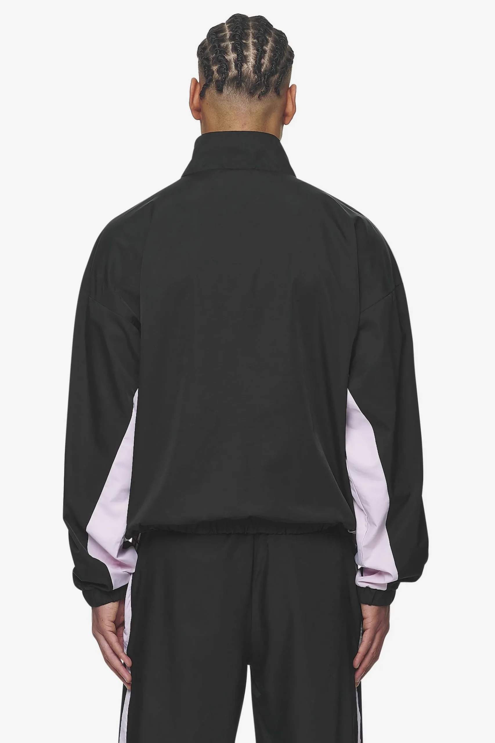 Pegador Stow Boxy Track Jacket Black Bubblegum