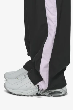 Pegador Stow Wide Track Pants Black Bubblegum