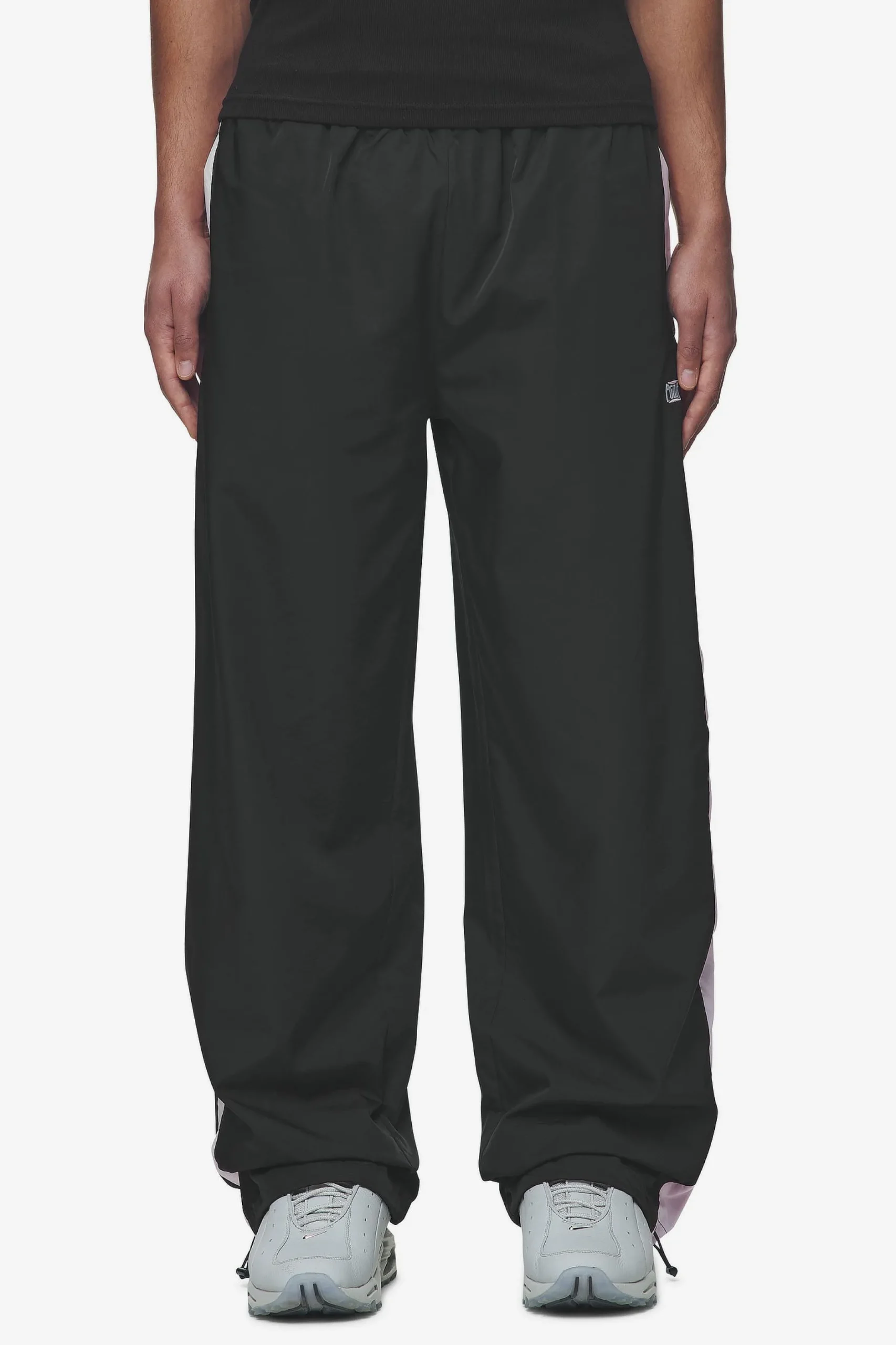 Pegador Stow Wide Track Pants Black Bubblegum