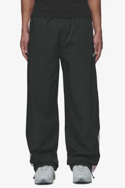 Pegador Stow Wide Track Pants Black Bubblegum